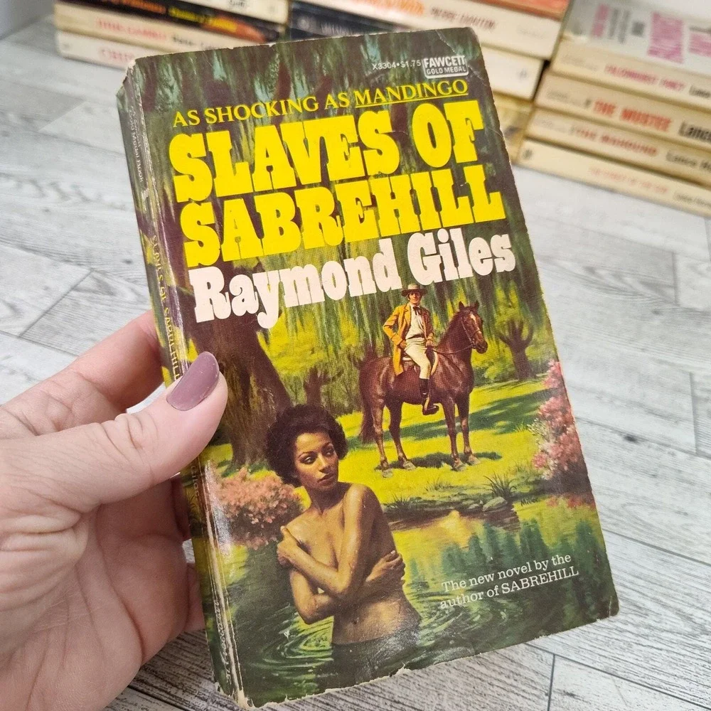 Slaves of Sabrehill by Raymond Giles 1975 Fawcett‎  Paperback Historical Fiction
